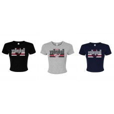 PHS Girls Volleyball Women's Micro Rib Baby Tee